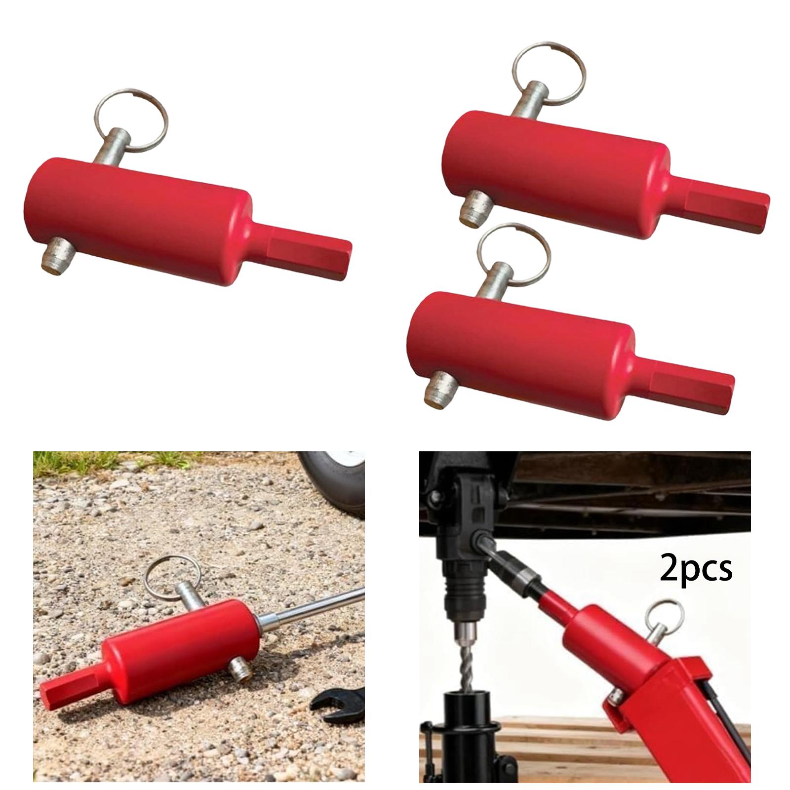 Power Tools And Engineering - Portable Metal Trailer Jack Drill Adapter