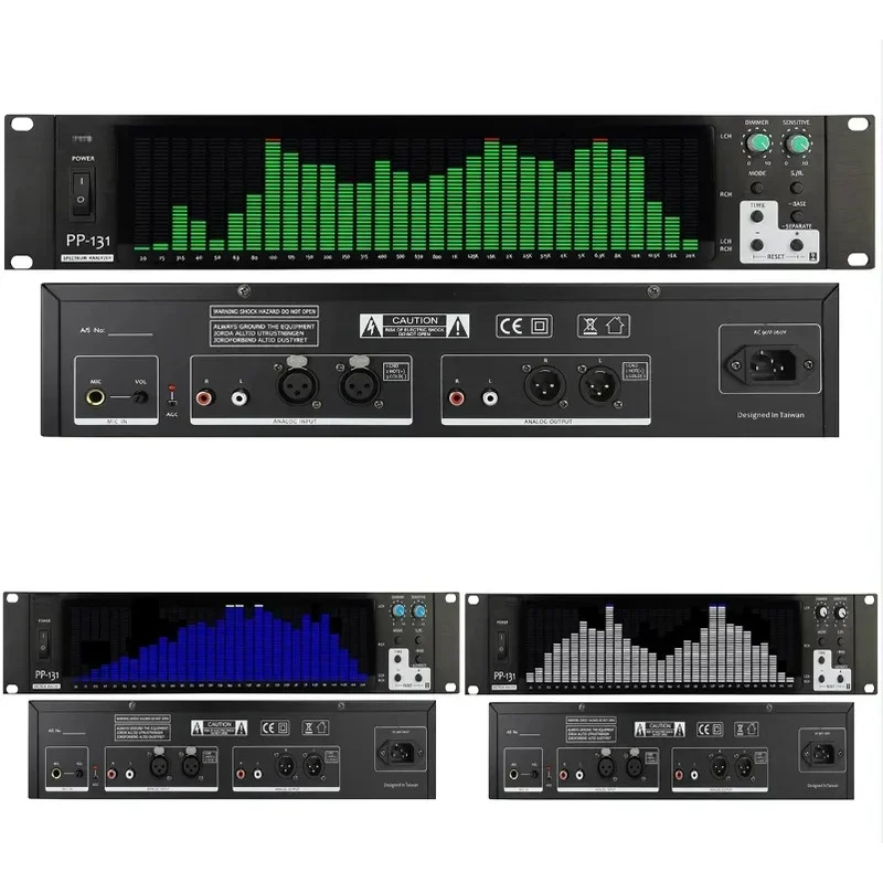 Power Tools Display Rack - PP-131 Rack-Mounted 2U Display Equalizer Audio