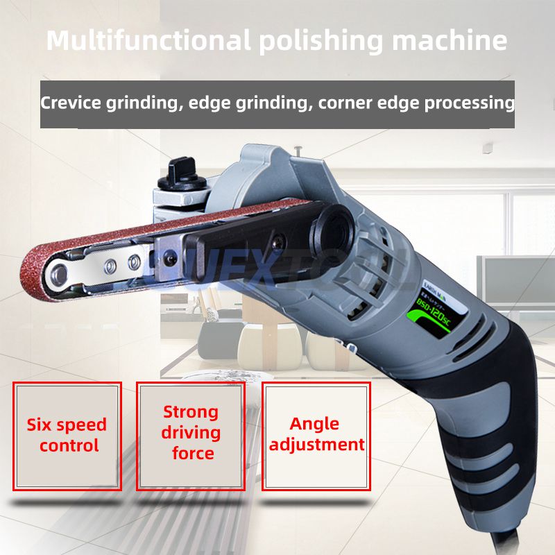 Belt Sander Portable - 220V Handheld Mini Electric Belt SandPaper