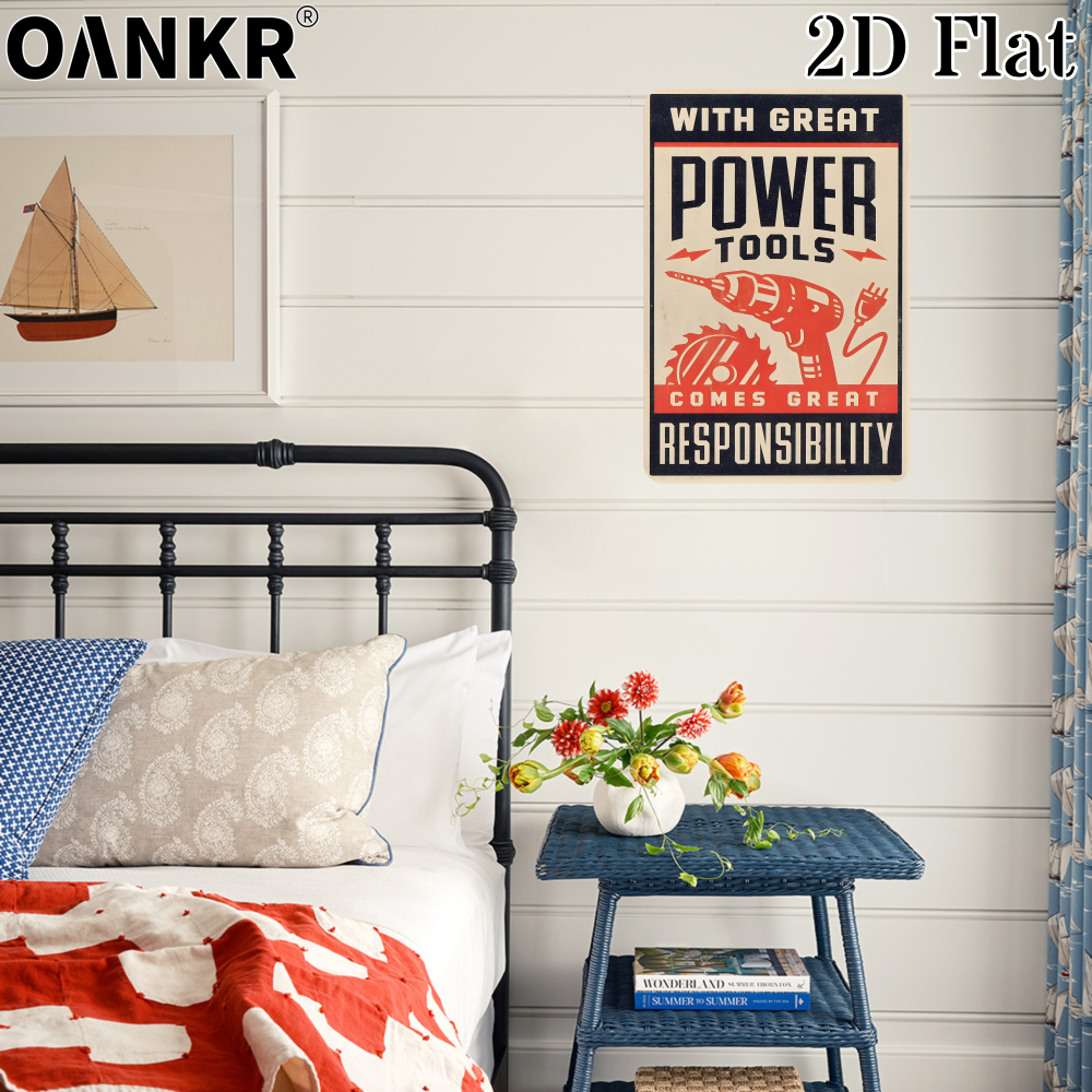 Power Tools Quotes - Vintage Power Tools Quote Metal Sign,