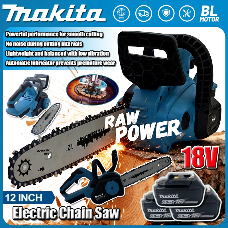 Power Tools For Woodworking - Makita 12Inch Brushless Electric Chain Saw