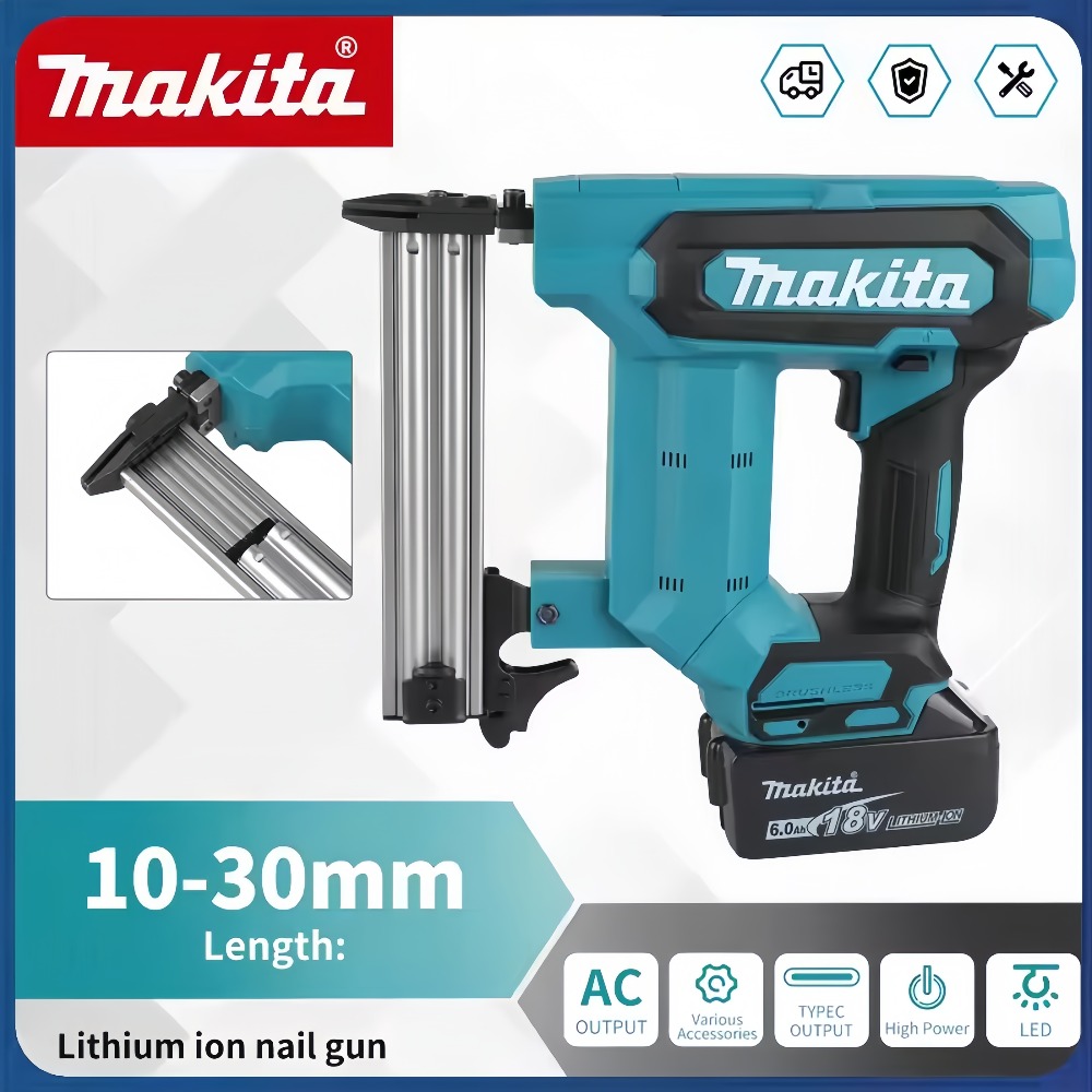 Nail Gun Brad - 2026 Makita F30 Cordless Impact Staple