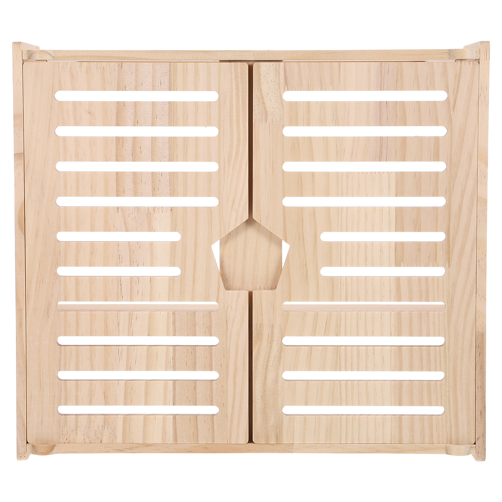 Power Tools Rack - Wooden WiFi Router Storage Box 2-Layer