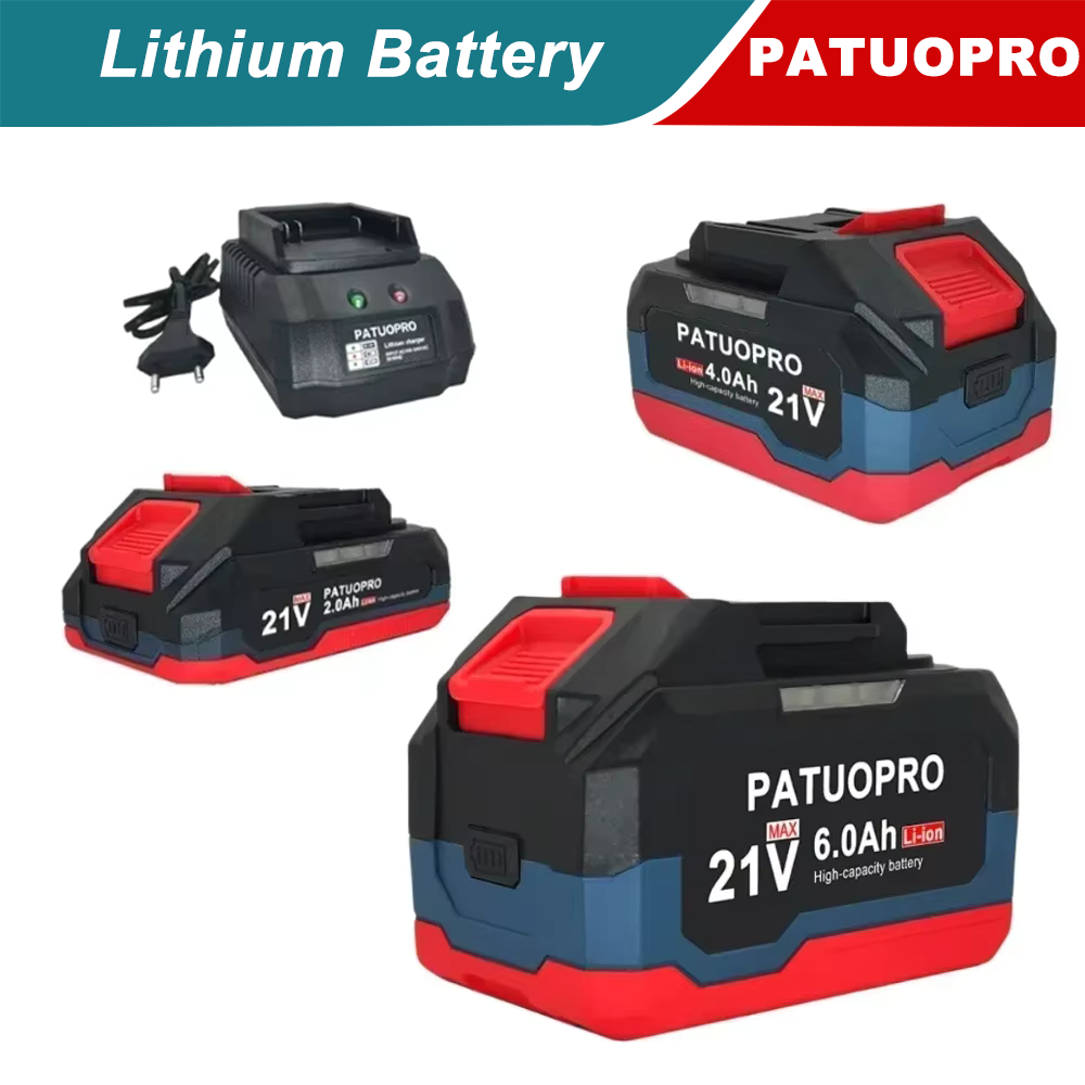 Power Tools On Sale - 18-21V 2.0Ah 4.0Ah 6.0Ah Rechargeable Lithium