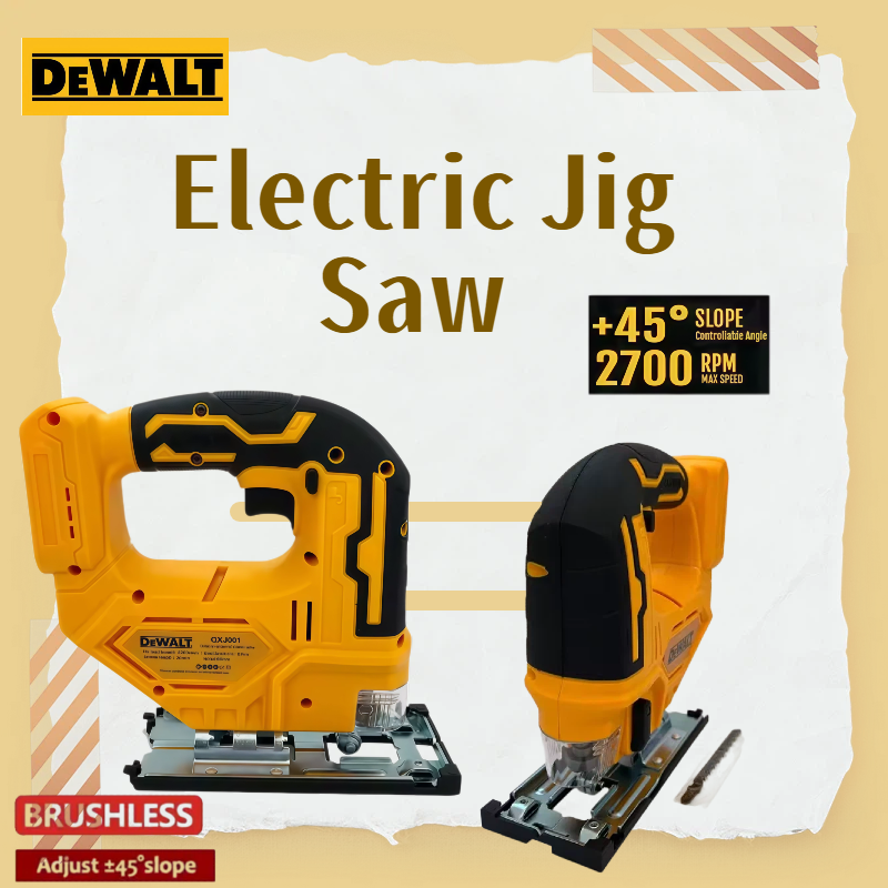 Power Tools For Woodworking - Dewalt Brushless Curve Saw 3000RPM Cordless