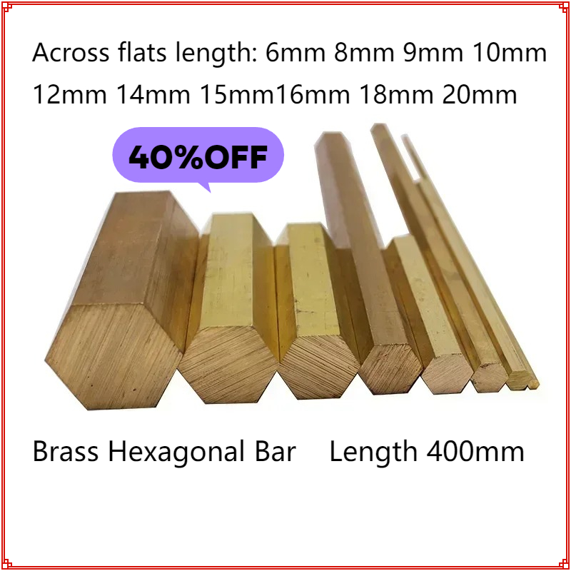 Brass Hexagonal Bar 400mm Long - огляд і ціна Power Tools And Engineering