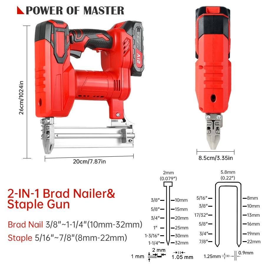 Cordless Nail Gun X-F32/9022,  - огляд і ціна Nail Gun Brad