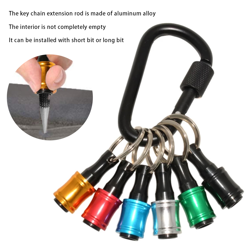 6pcs color key chain quick-cha - огляд і ціна Power Key Tools