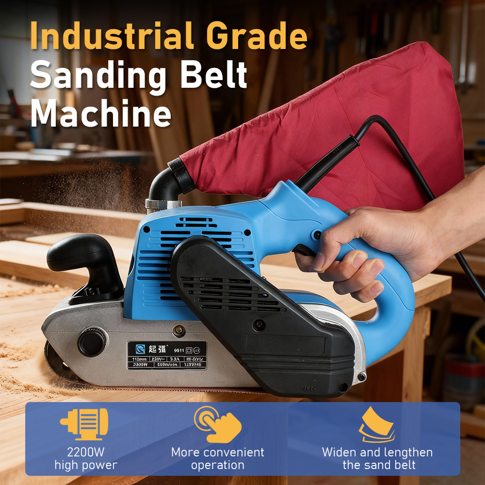 Tungfull 2200W Electric Belt S - огляд і ціна Belt Sander Portable