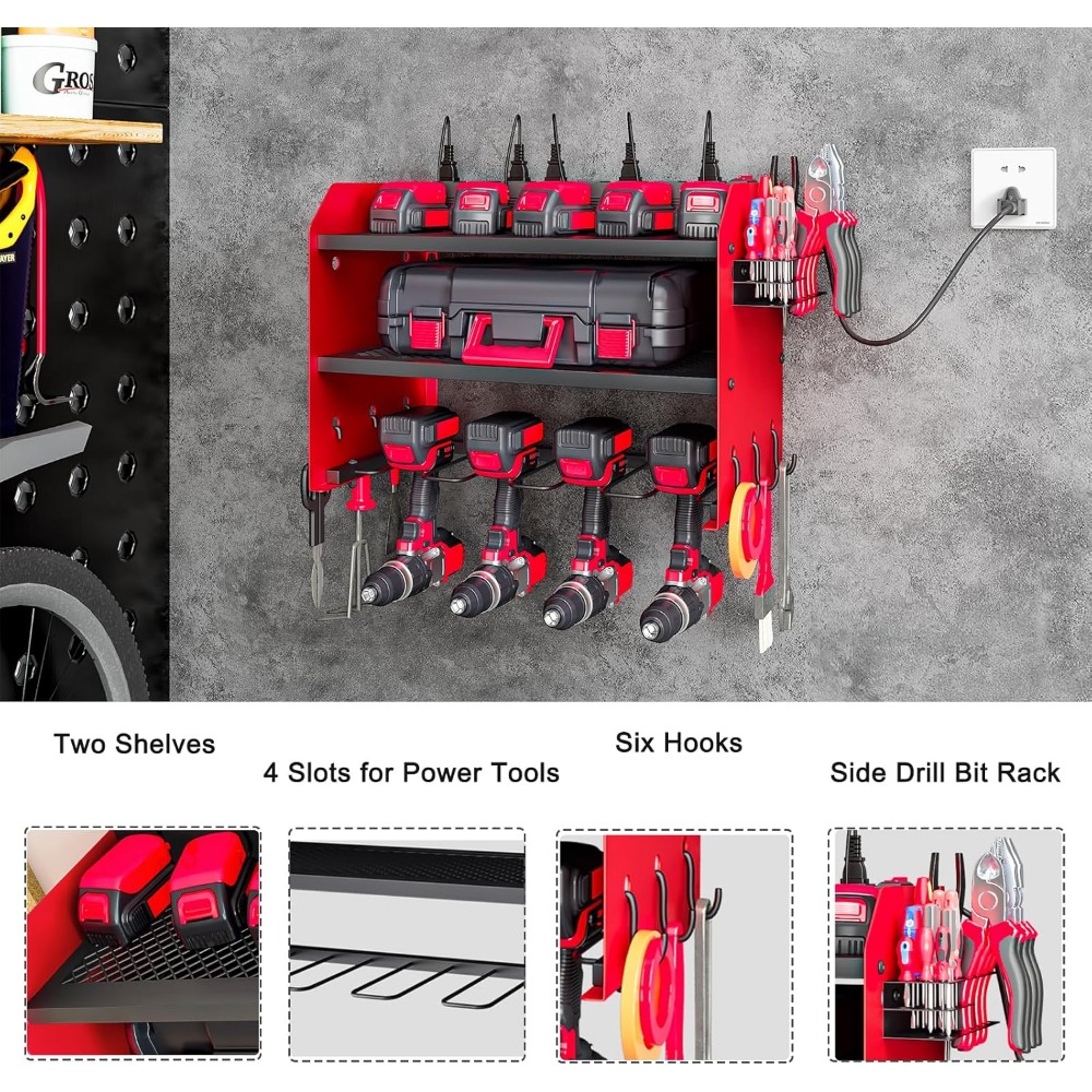 Wall Mount Power Tool Organize - огляд і ціна Power Tools Rack