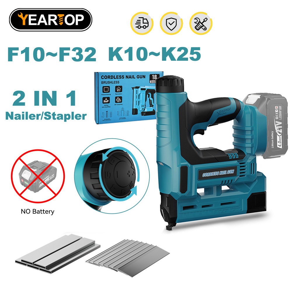 YEARTOP 6 Gear Depth Adjust El - огляд і ціна Nail Gun Brad