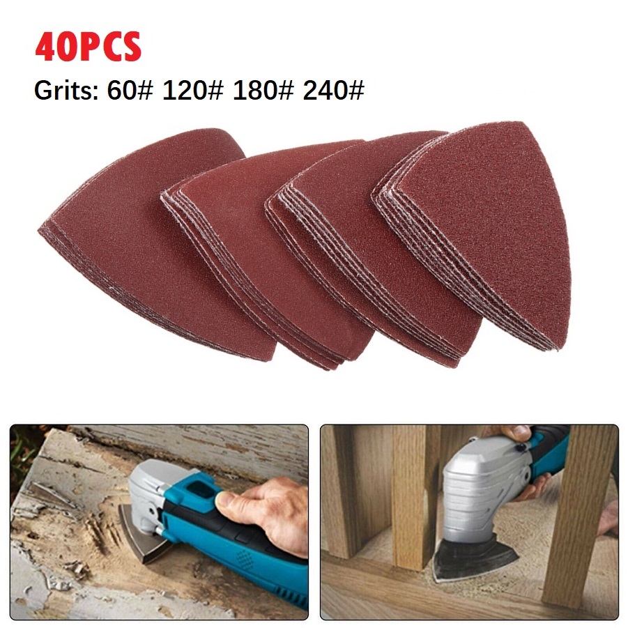 40pc Triangle Sandpaper 60/120 - огляд і ціна Power Tools Parts