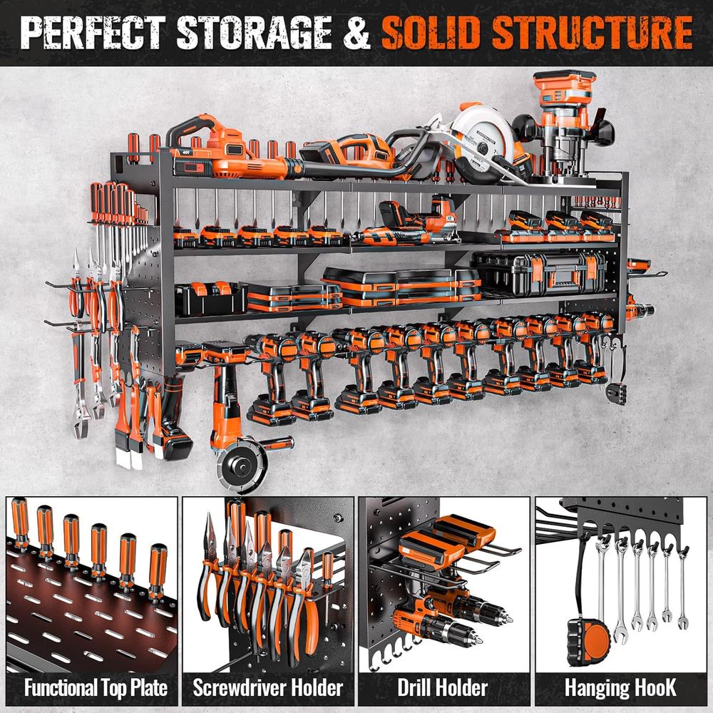 Large Power Tool Organizer Wal - огляд і ціна Power Tools Rack