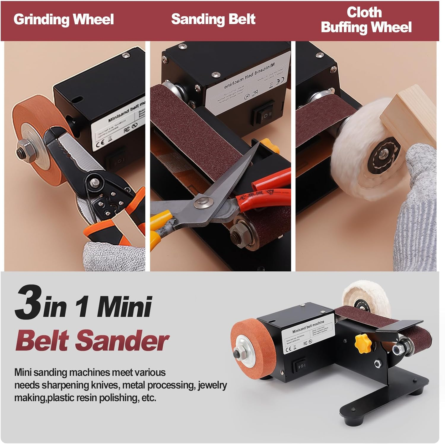 Stand Belt Sander, 350W Statio - огляд і ціна Belt Sander Portable