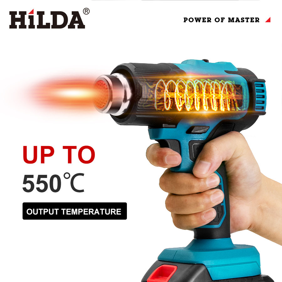 HILDA Handheld Hot Air Gun Adj - огляд і ціна Power Tools Pink