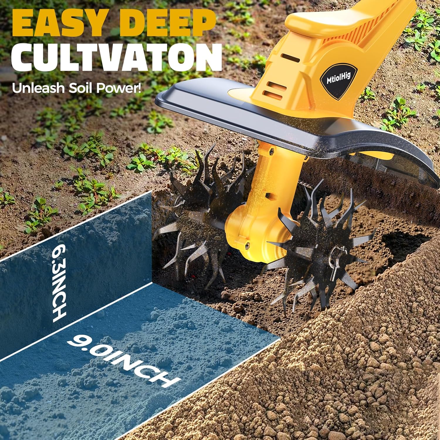 Cordless Tiller Cultivator Com - огляд і ціна Power Tools On Sale