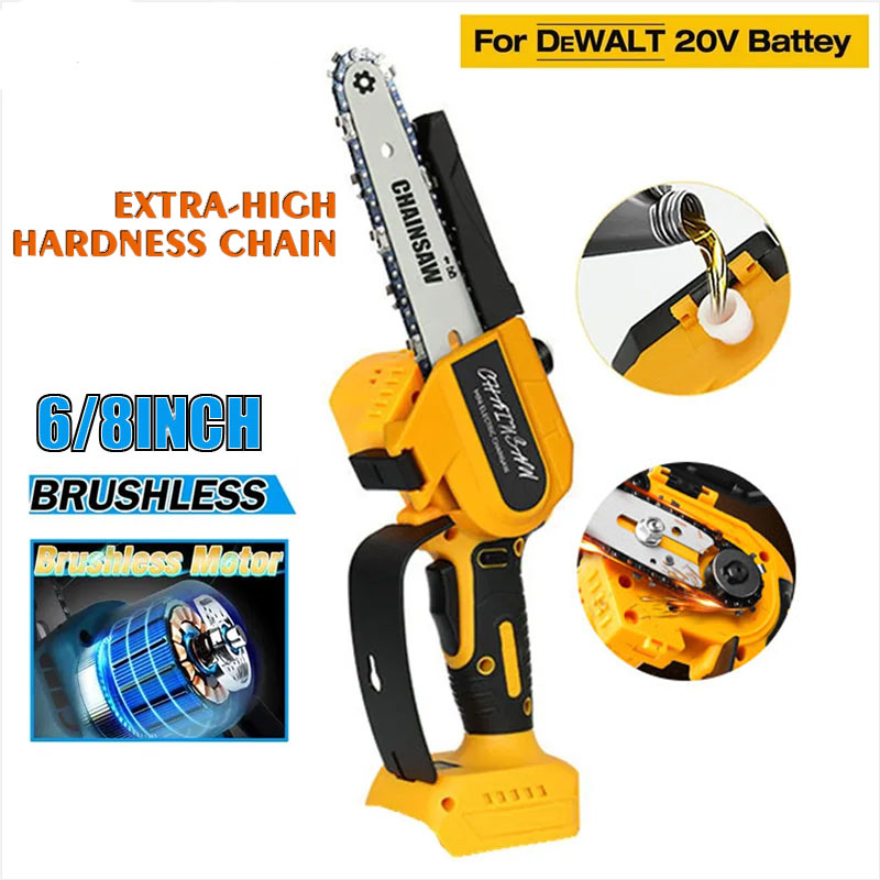 6/8 Inch Brushless Chainsaw fo - огляд і ціна Power Tools Pink