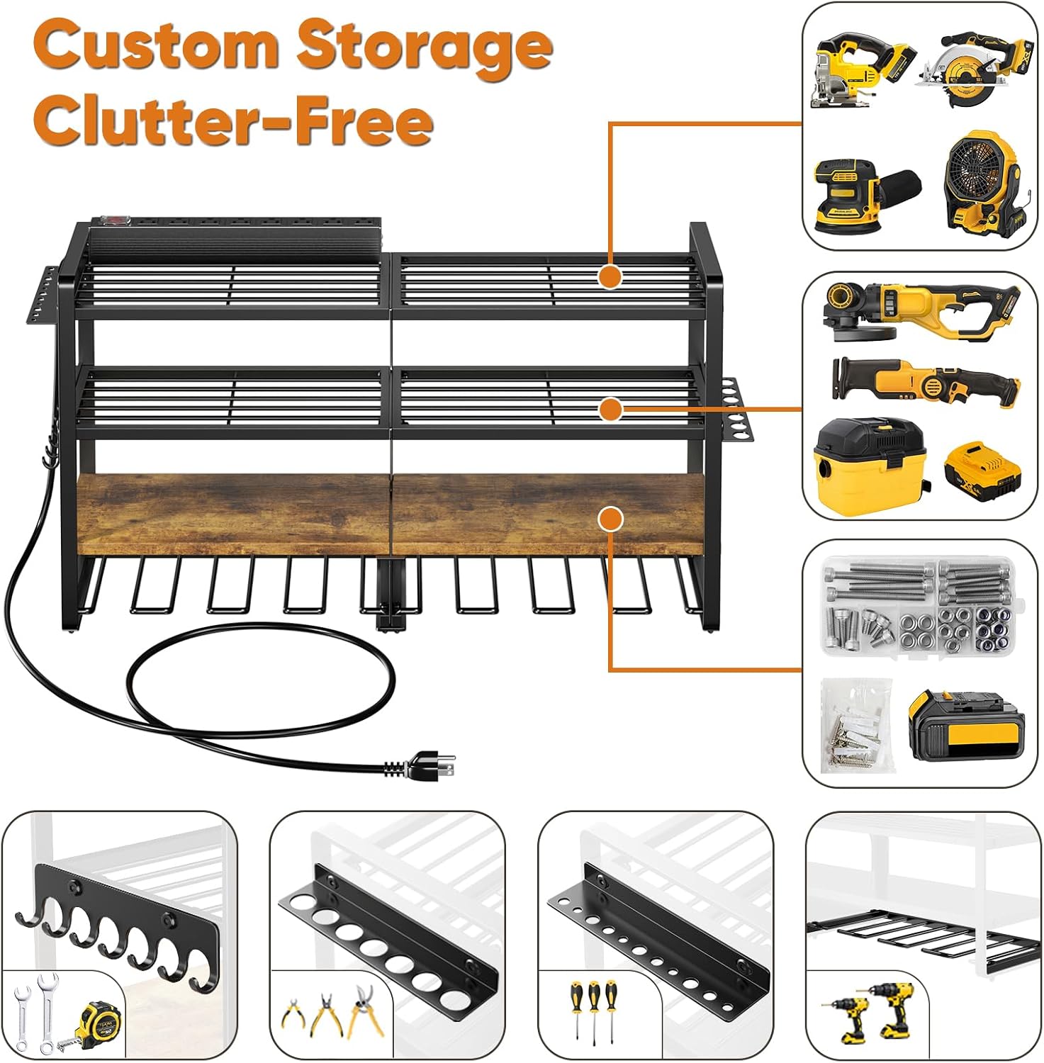 Large Power Tool Organizer Wal - огляд і ціна Power Tools Rack