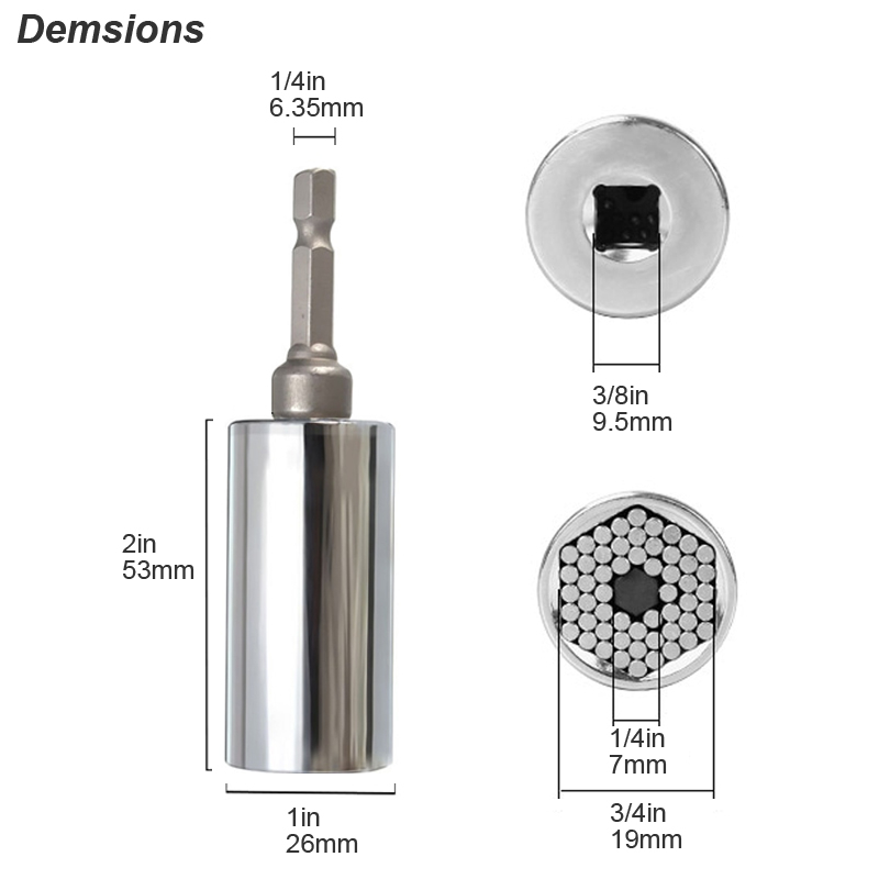 Universal Socket Wrench Head S - огляд і ціна Power Key Tools
