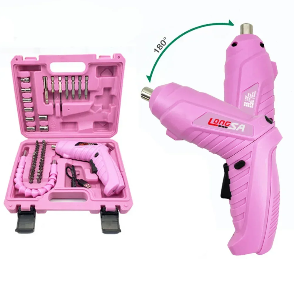 New Full Pink Electric Screwdr - огляд і ціна Power Tools Pink