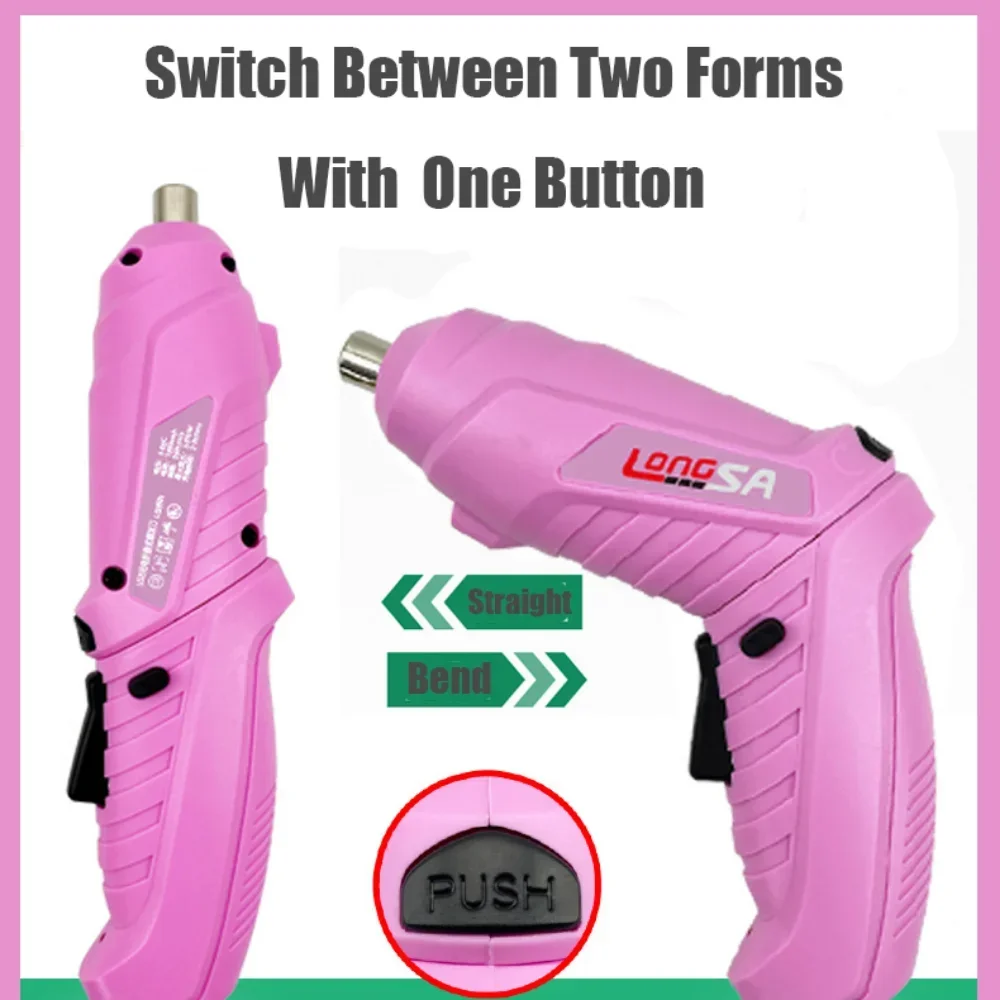 New Full Pink Electric Screwdr - огляд і ціна Power Tools Pink
