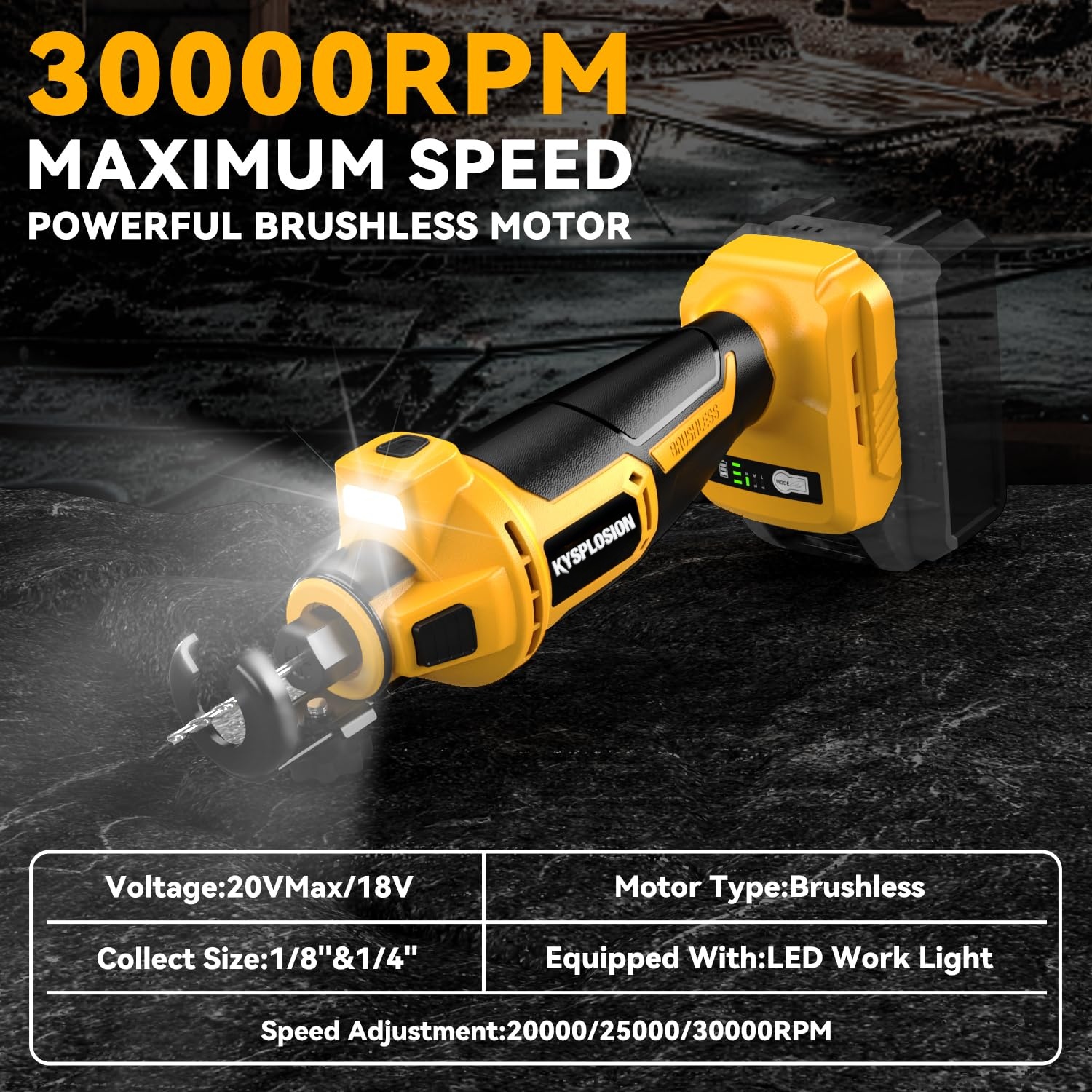 3 Gears Brushless Electric Dry - огляд і ціна Power Tools For Woodworking
