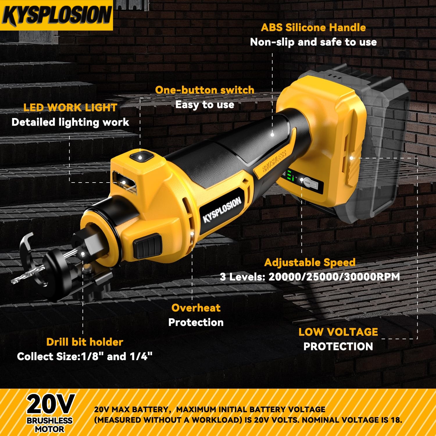 3 Gears Brushless Electric Dry - огляд і ціна Power Tools For Woodworking