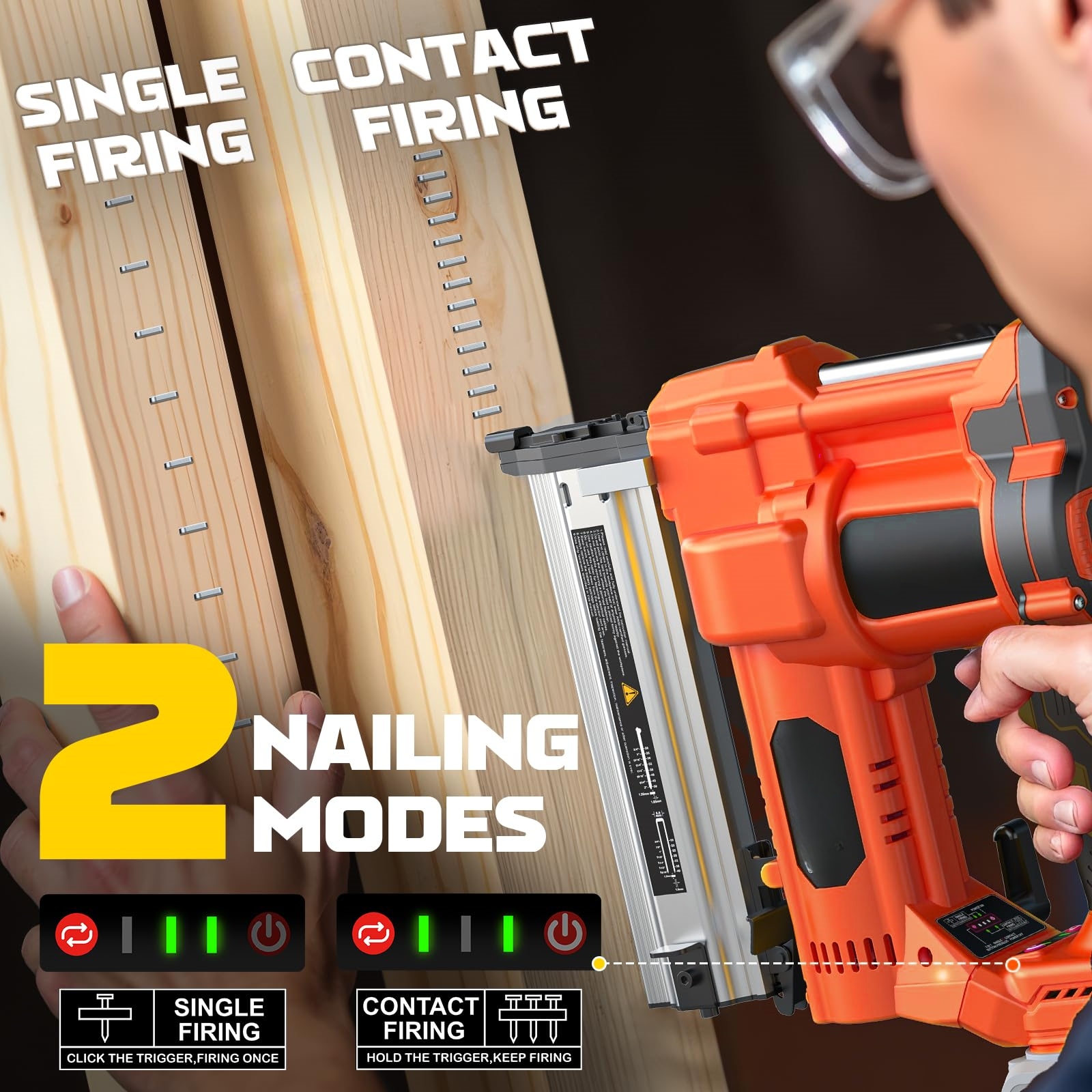 Brushless Electric Brad Nail G - огляд і ціна Nail Gun Brad