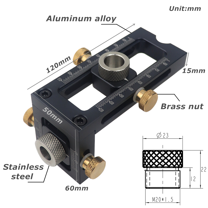 2 in 1 Doweling Jig Kit Drill  - огляд і ціна Power Tools Kids