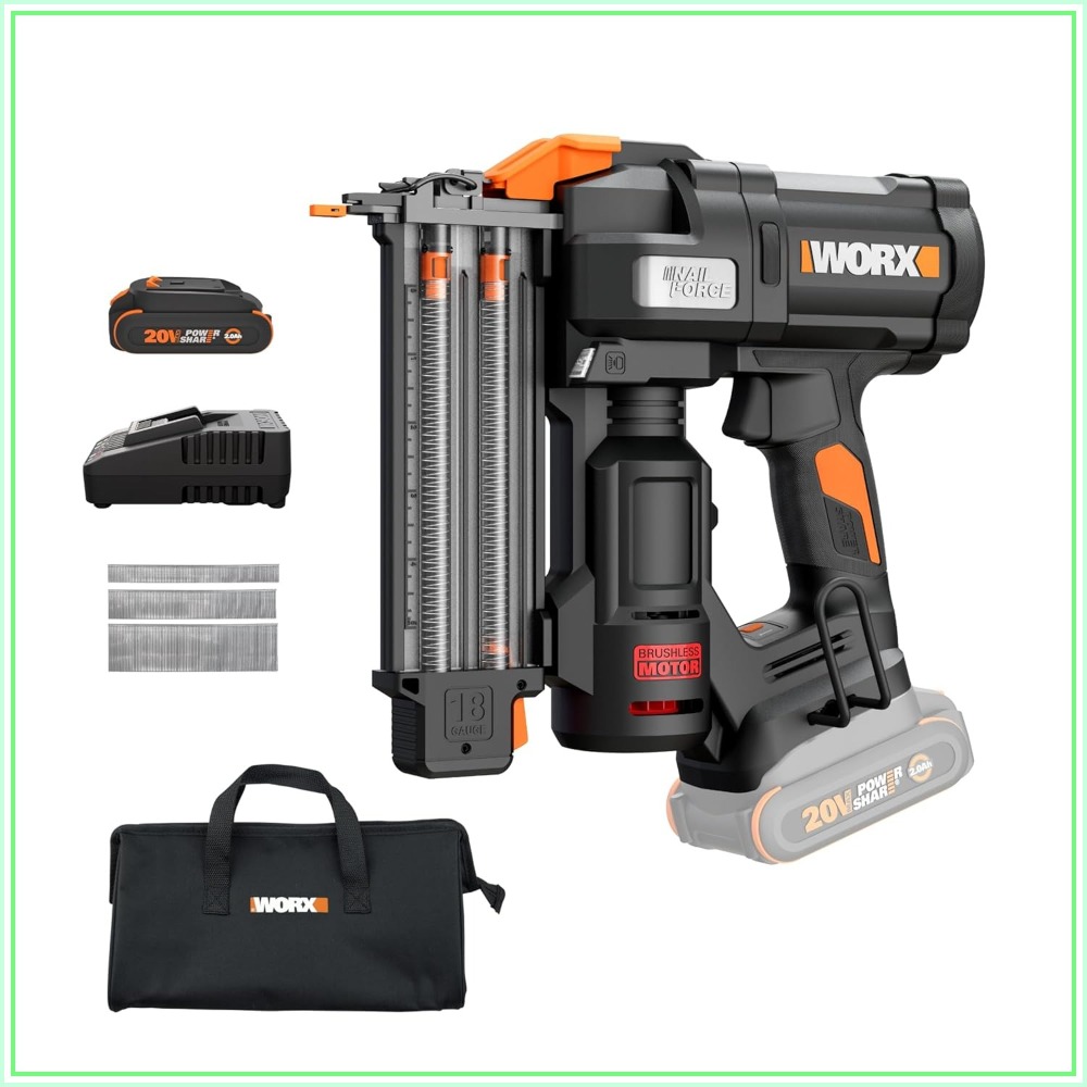 20V Cordless Brad Nailer, 18 G - огляд і ціна Nail Gun Brad