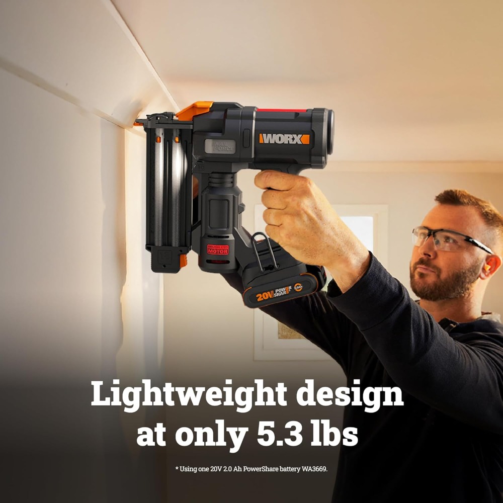 20V Cordless Brad Nailer, 18 G - огляд і ціна Nail Gun Brad