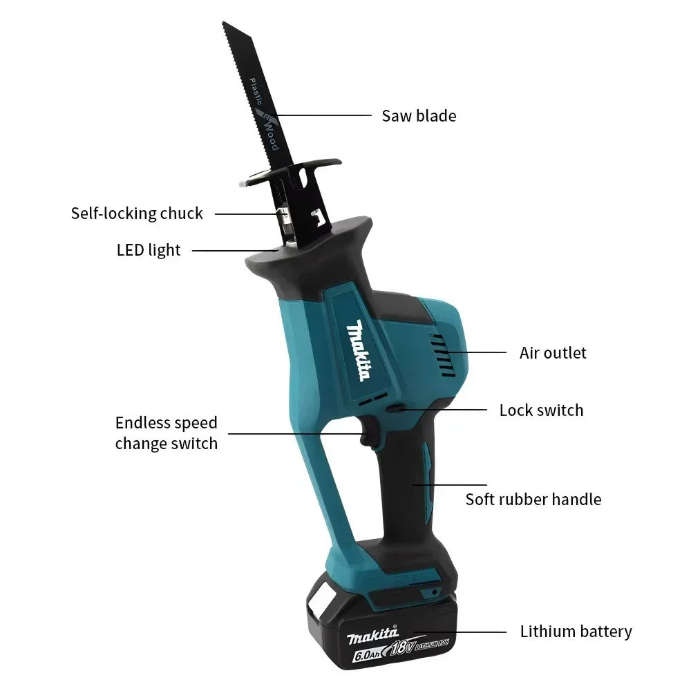 Makita DJR189 18V Cordless Ele - огляд і ціна Power Tools For Woodworking