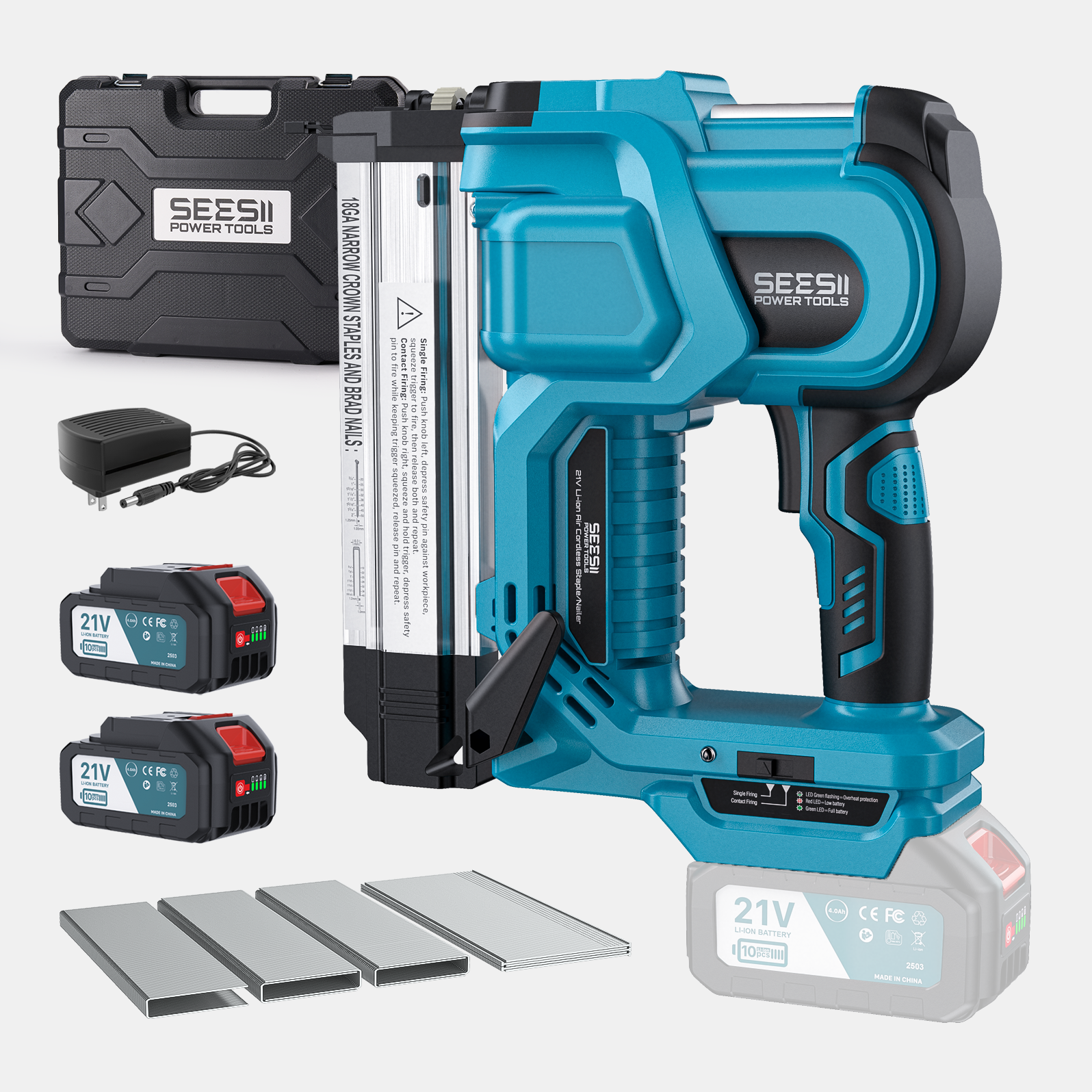 SEESII Electric Impact Nail Gu - огляд і ціна Nail Gun Brad