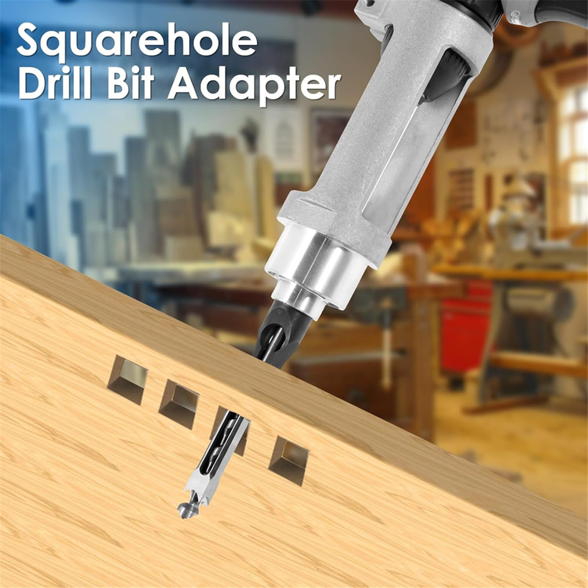 ABNJ Square Hole Drill Bit Ada - огляд і ціна Power Tools For Woodworking