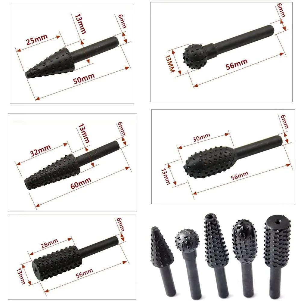 5PCS 1/4'' Practical DIY Drill - огляд і ціна Power Tools And Engineering