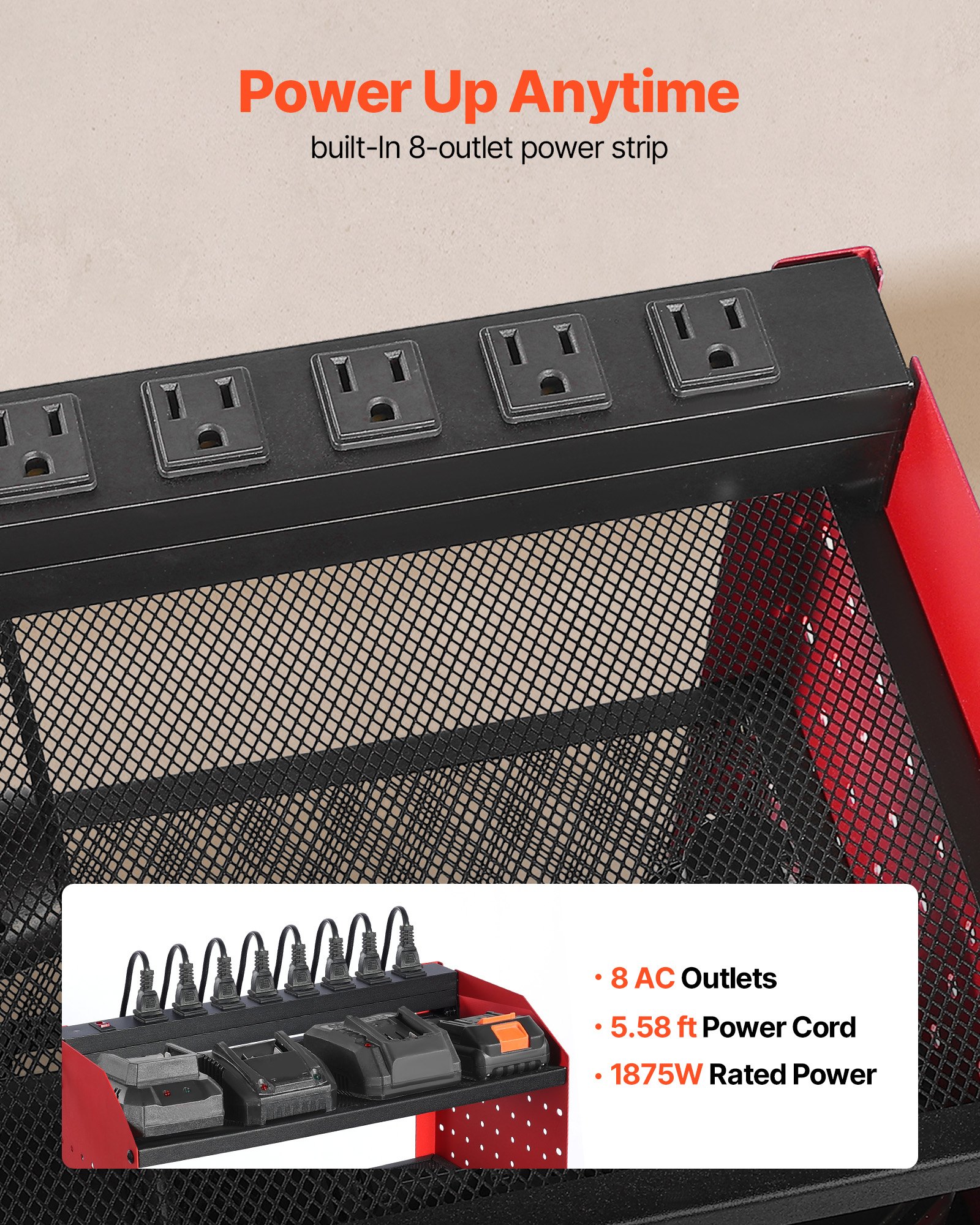 Power Tool Organizer With Char - огляд і ціна Power Tools Rack