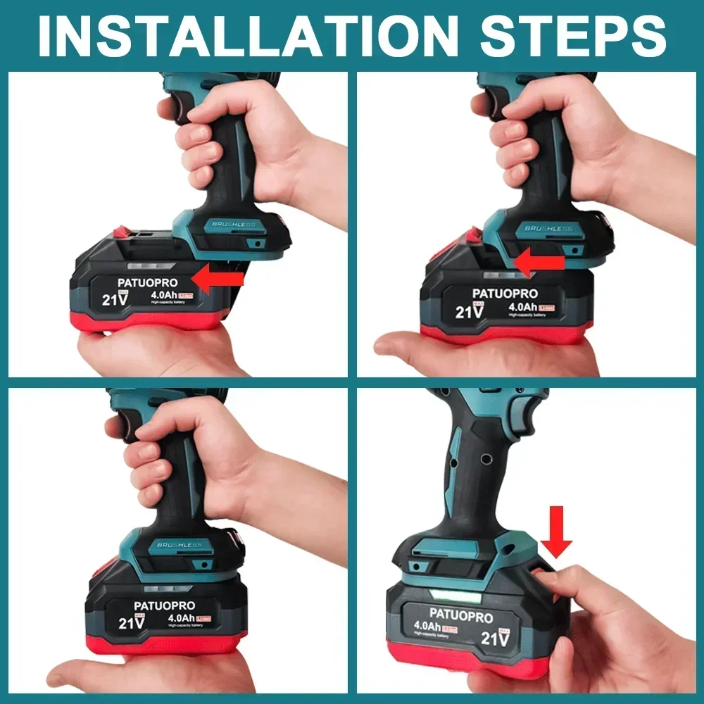 18-21V 2.0Ah 4.0Ah 6.0Ah Recha - огляд і ціна Power Tools On Sale