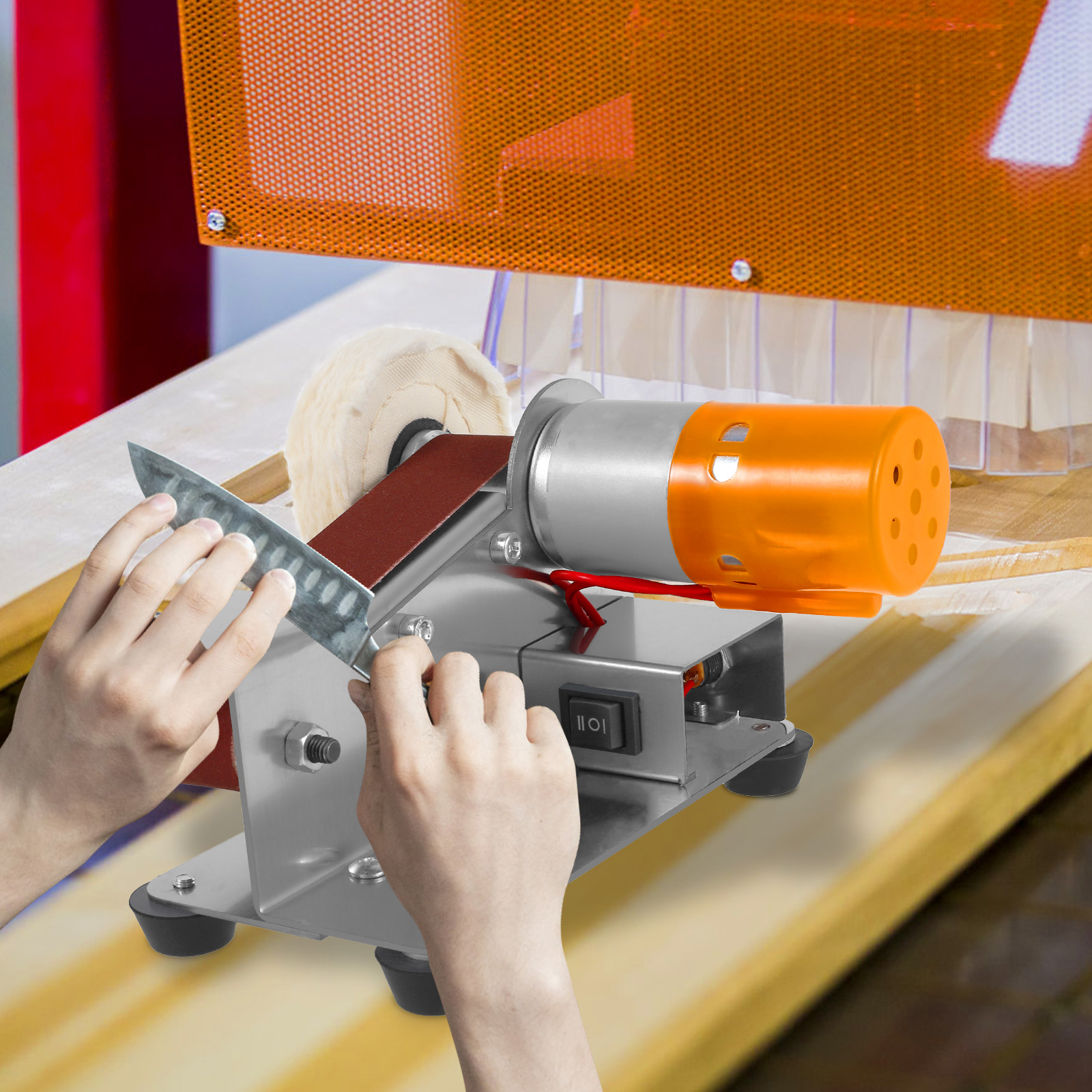 Mini Belt Grinding Machine Too - огляд і ціна Belt Sander Portable