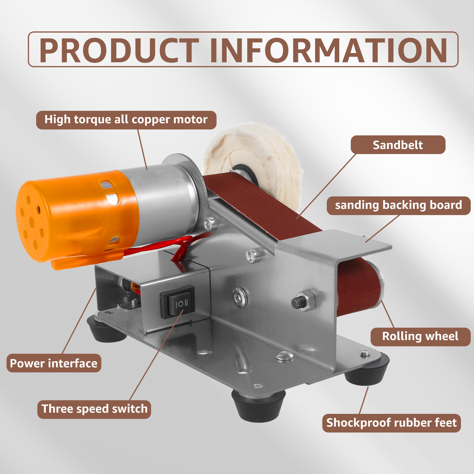 Mini Belt Grinding Machine Too - огляд і ціна Belt Sander Portable