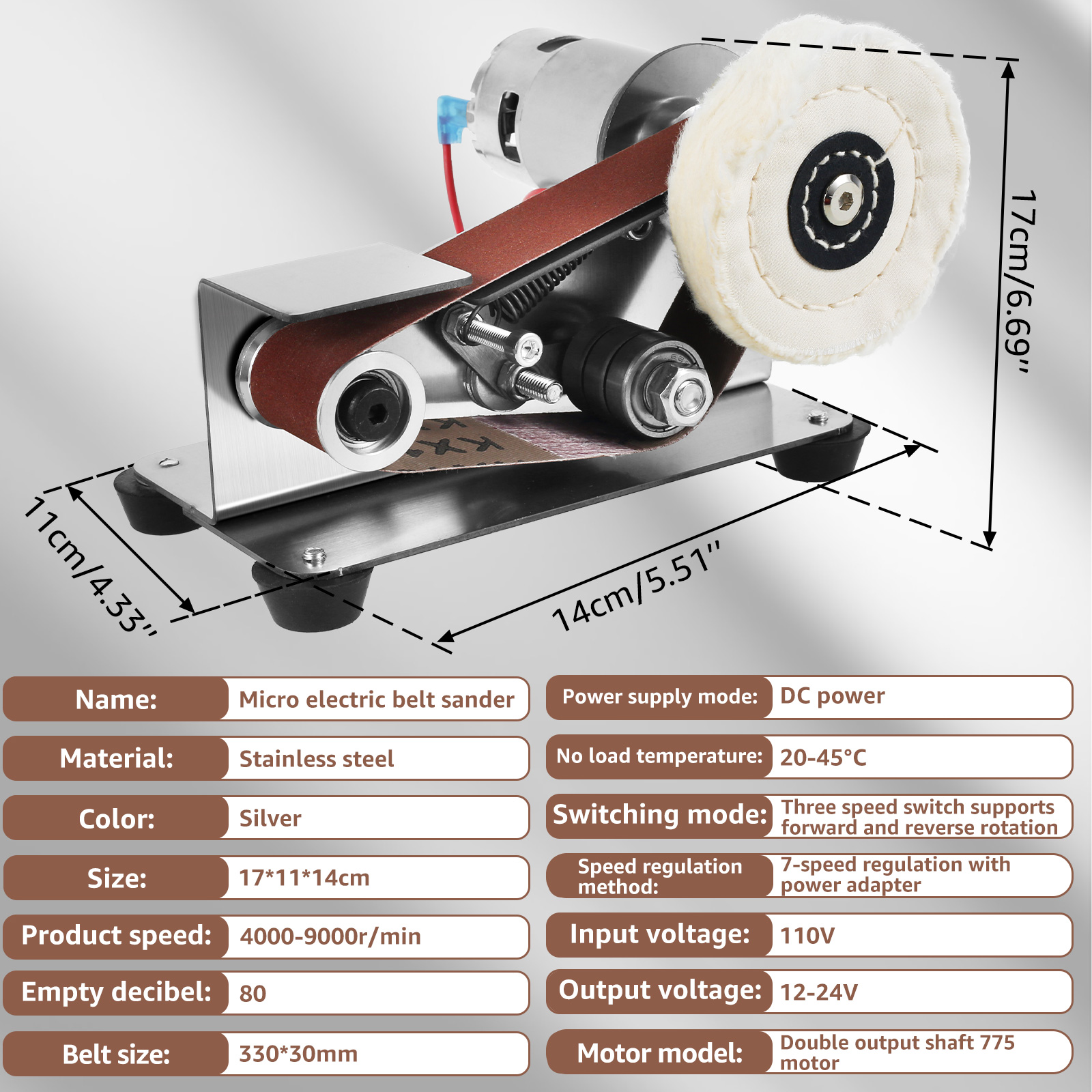 Mini Belt Grinding Machine Too - огляд і ціна Belt Sander Portable